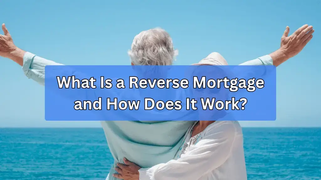 Happy senior couple celebrating retirement on a beach thanks to a reverse mortgage