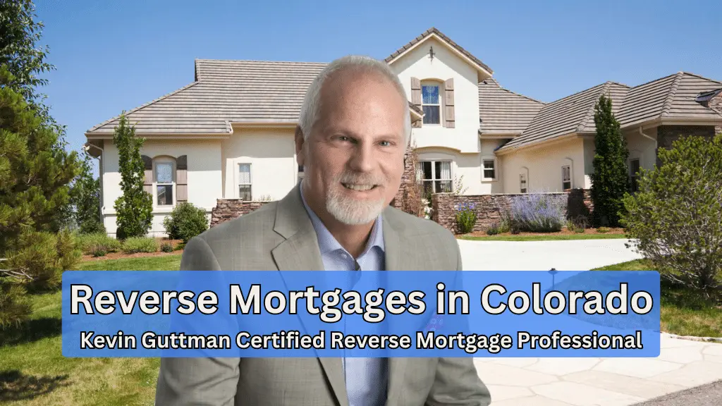 Kevin Guttman standing in front of a Colorado home discussing reverse mortgage options