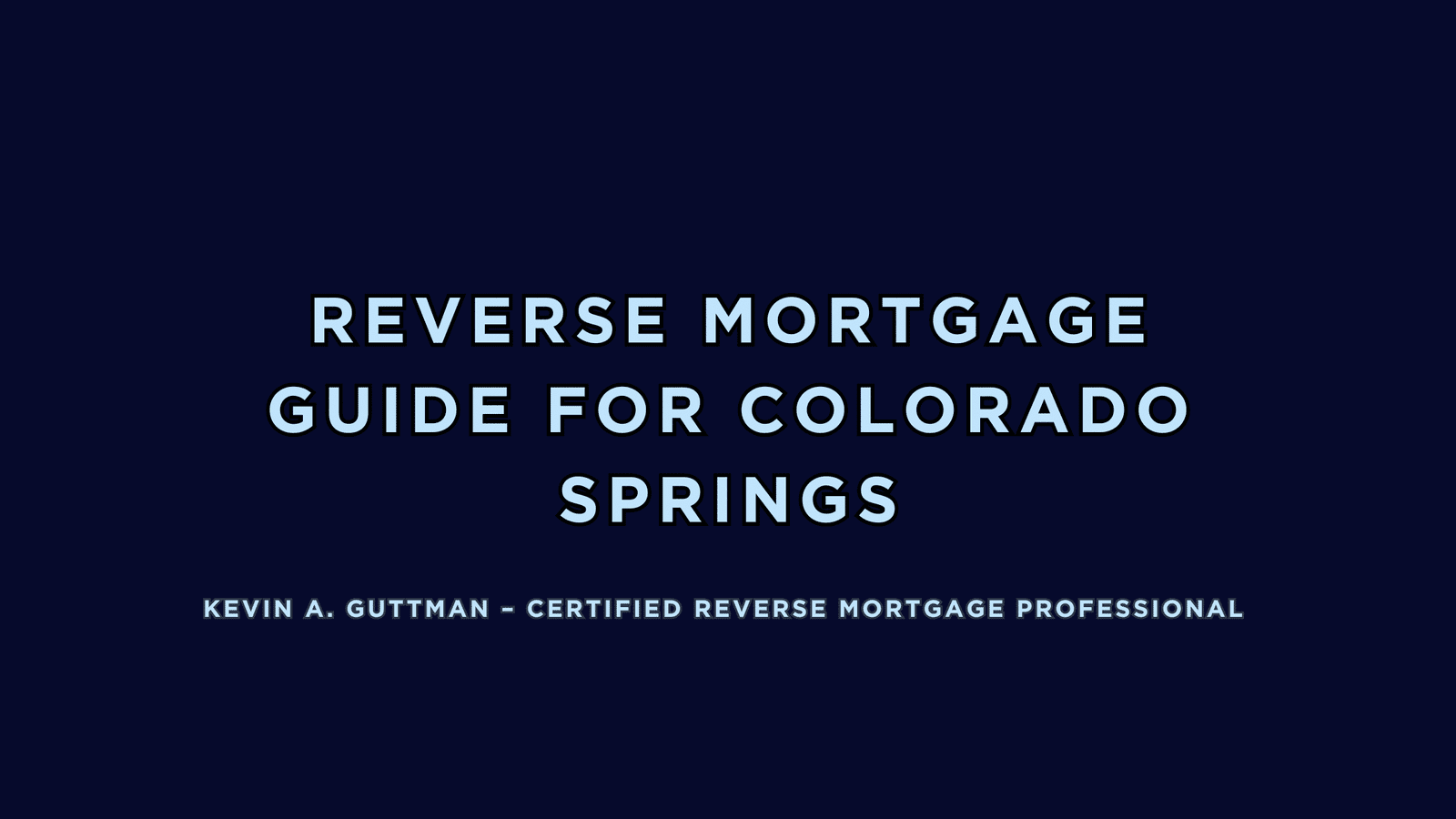 Reverse Mortgage information for homeowners in Colorado Springs ZIP 80921